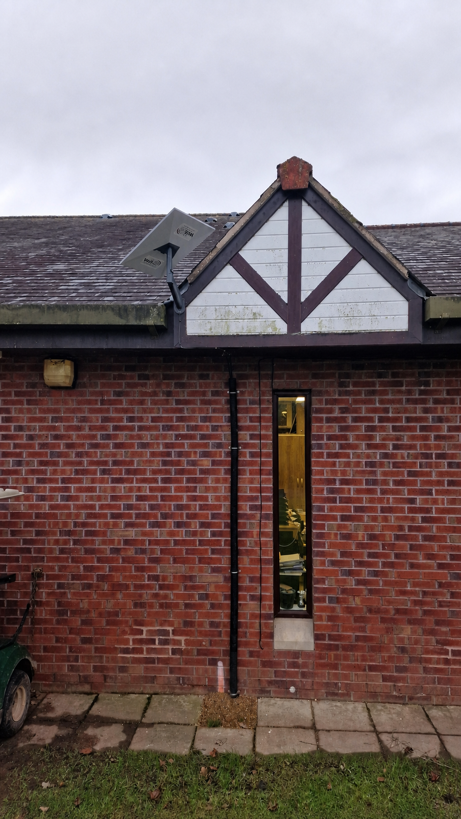 Starlink dish installed on a golf course building in Carlisle by WiFiSetup